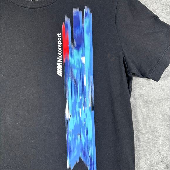 Puma Men's S Shirt BMW Motorsport Graphic Logo Retro Sports - Picture 3 of 8